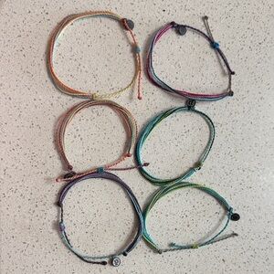 Pura vida set of 6 bracelets